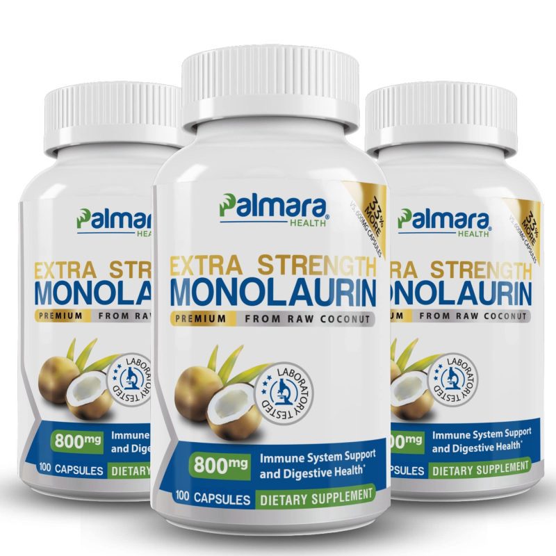 Extra Strength Monolaurin 3 Pack Palmara Health min