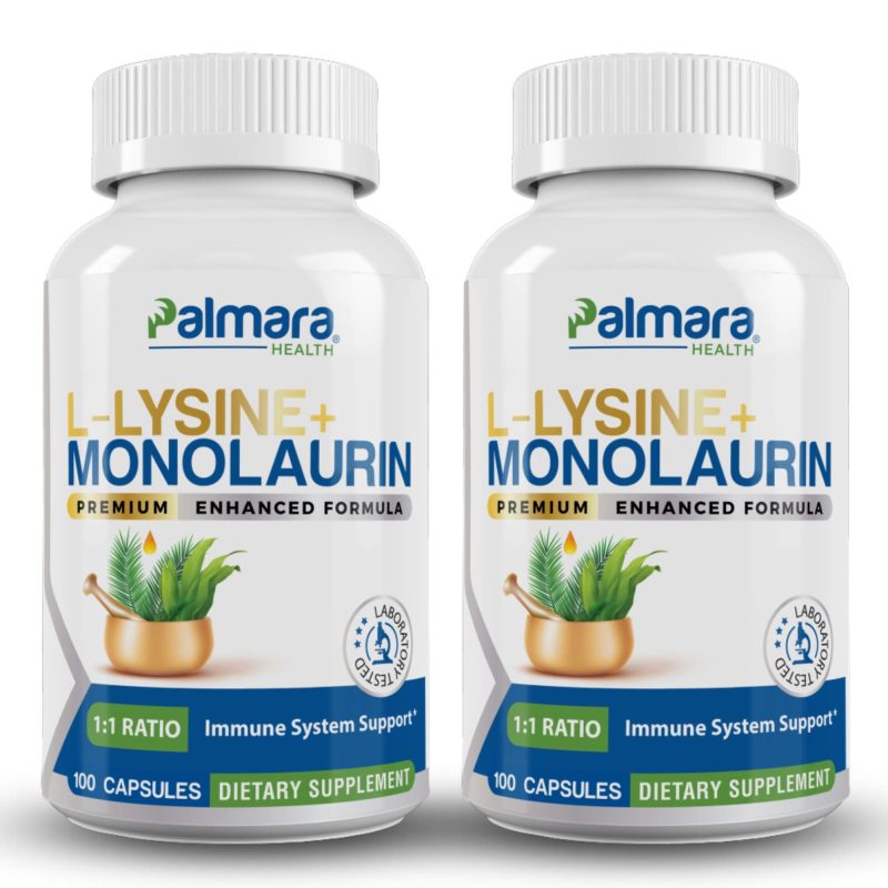 L Lysine Monolaurin 2 Pack Palmara Health min