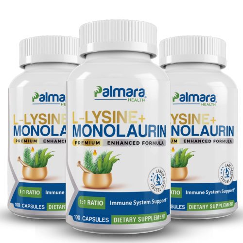 L Lysine Monolaurin 3 Pack Palmara Health min